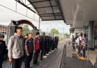 Energi Positif Pagi Hari, Peserta Magang Lapas Magelang Laksanakan Gerak Jalan Bersama