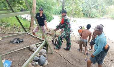 Prajurit Kodam IV/Diponegoro bersinergi hadirkan Jembatan bagi Warga Kalikurmo